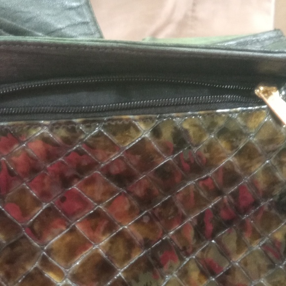 NWT leather (python?) bag - Picture 13 of 16